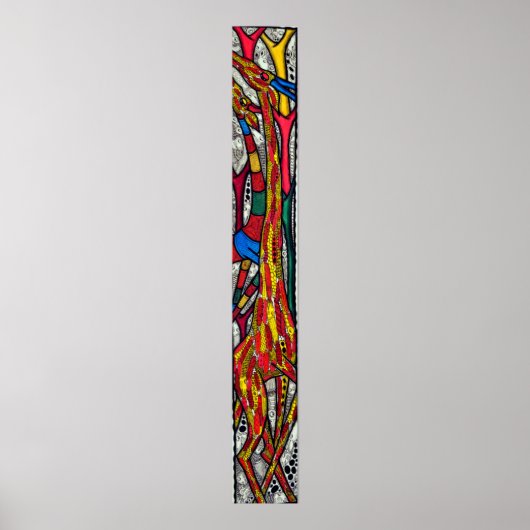 Poster Giraffe (Devant)