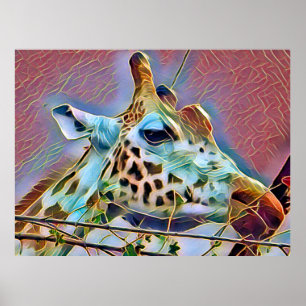 POSTER GIRAFFE