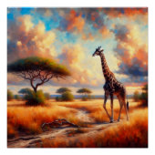 Poster Giraffe (Devant)