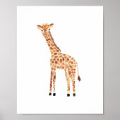 Poster Giraffe (Devant)