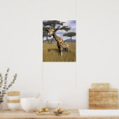 Poster Giraffe (Cuisine)
