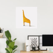 Poster Giraffe (Bureau à domicile)