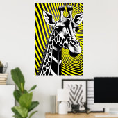 Poster Giraffe (Bureau à domicile)