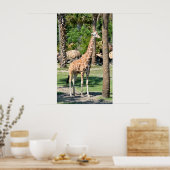 Poster Giraffe (Cuisine)