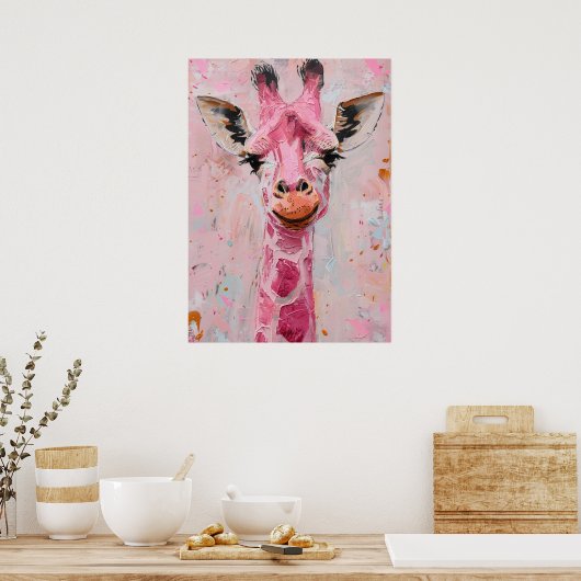 POSTER GIRAFFE 🦒 (Cuisine)