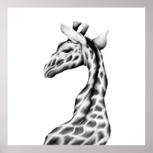 Giraffe Art Imprimer Moderne