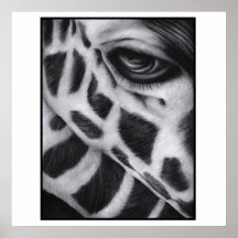 Giraffe Art Imprimer Moderne