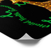 Poster Giraffe de sensibilisation à la santé mentale tena (Coin)