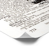 Poster Giraffe Dictionnaire Art (Coin)