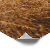POSTER GIRAFFE ENTOURÉ DE GRASS BROWN (Coin)