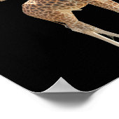 Poster Giraffe : Ils M'Ont Dit De Tenir La Tête Haut (Coin)