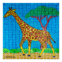 Giraffe - Impression de l'affiche