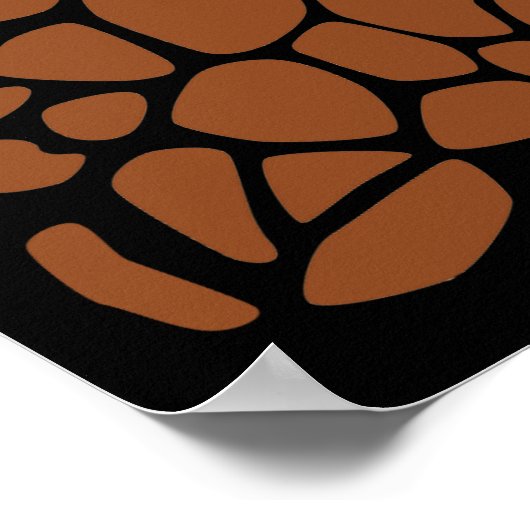 Poster Giraffe Imprimer do-it-yourself costume Halloween (Coin)