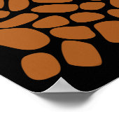 Poster Giraffe Imprimer Motif Trick Ou Treat Jungle Anima (Coin)