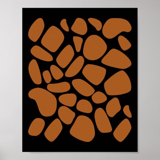 Poster Giraffe Imprimer Motif Trick Ou Treat Jungle Anima (Devant)