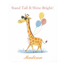 Giraffe Joueuse - Nourriture mignonne Doodle anima