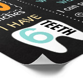 Poster Giraffe Jungle Zoo Animaux Signal d'anniversaire (Coin)