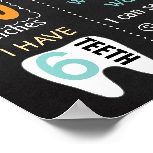 Poster Giraffe Jungle Zoo Animaux Signal d'anniversaire (Coin)