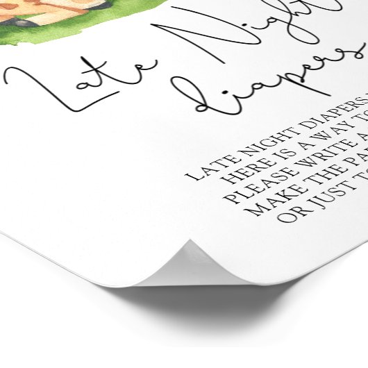 Poster Giraffe \ Late night couches jeu (Coin)