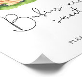 Poster Giraffe - Les bébés sont doux (Coin)