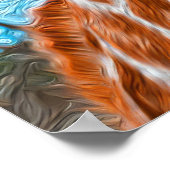 Poster Giraffe Lover Giraffe Art Aquarelle (Coin)