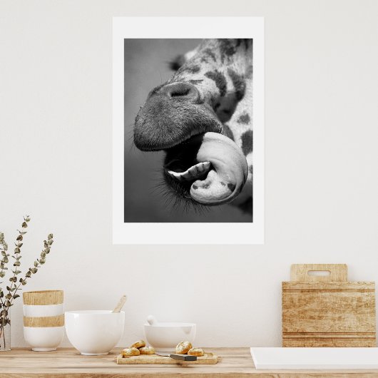 Poster Giraffe n° 1 (Cuisine)