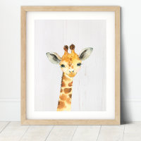 Giraffe Safari Jungle Nursery Art Imprimer