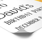 Poster Giraffe, signe de bienvenue (Coin)