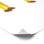 Poster Giraffes Heureuses Saintes-Valentin (Coin)