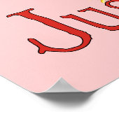 Poster Giraffes mariages (Coin)