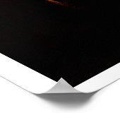 Poster Giraffes op een Afrikaanse zonsondergang (Hoek)