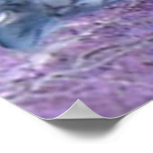 Poster Giraffes pourpres (Coin)