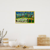 Poster Girdwood, Alaska - Scènes de grandes lettres (Cuisine)