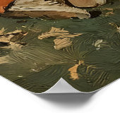 Poster Girl And Goat Print, Antique Printable Art, Rustic (Coin)