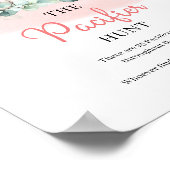 Poster Girl Elephant eucalyptus Le Pacifier chasse jeu (Coin)