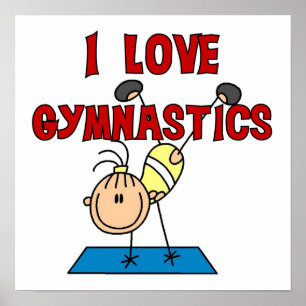 Poster Girl I Love Gymnastics
