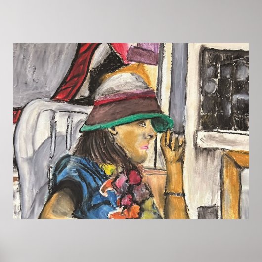 Poster Girl in Vivid Hat (Devant)