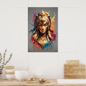 Poster Girl Power : Female Warrior v01 (Cuisine)