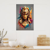 Poster Girl Power : Female Warrior v01 (Cuisine)