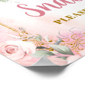 Poster Girl Princess Royal Castle 5e Anniversaire Snacks (Coin)