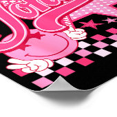 Poster Girl Retro Jonas Groovy Flower First Name D 80's (Coin)