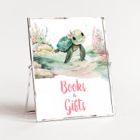 Girl Sea Turtle Baby showers Livres et cadeaux