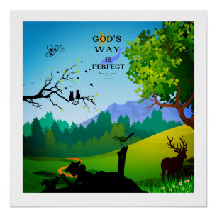 Poster Girl & Squirrel In Wildlife