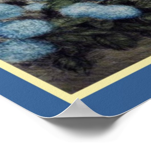 Poster Girl With Blue Hydrangeas (Coin)