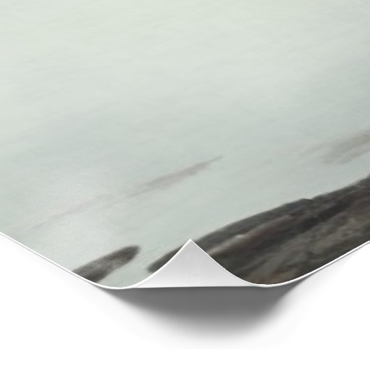 Poster Girl with clouds (Coin)