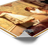 Poster : Girl with Pet Sheltie (Coin)