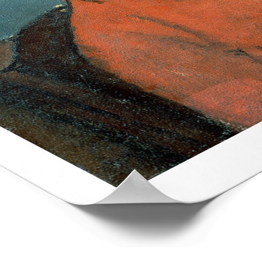 Poster Girl with Pigtails, c.1918 (oil on canvas) (Coin)