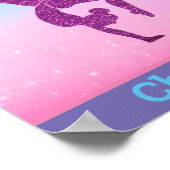 Poster Girls Gymnastique Pastel (Coin)