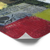 Poster Girls Love Cosmos & Red Chaussures par Dan Roberts (Coin)