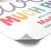 Poster Girls Minimalist Rainbow 2nd Birthday Welcome (Coin)